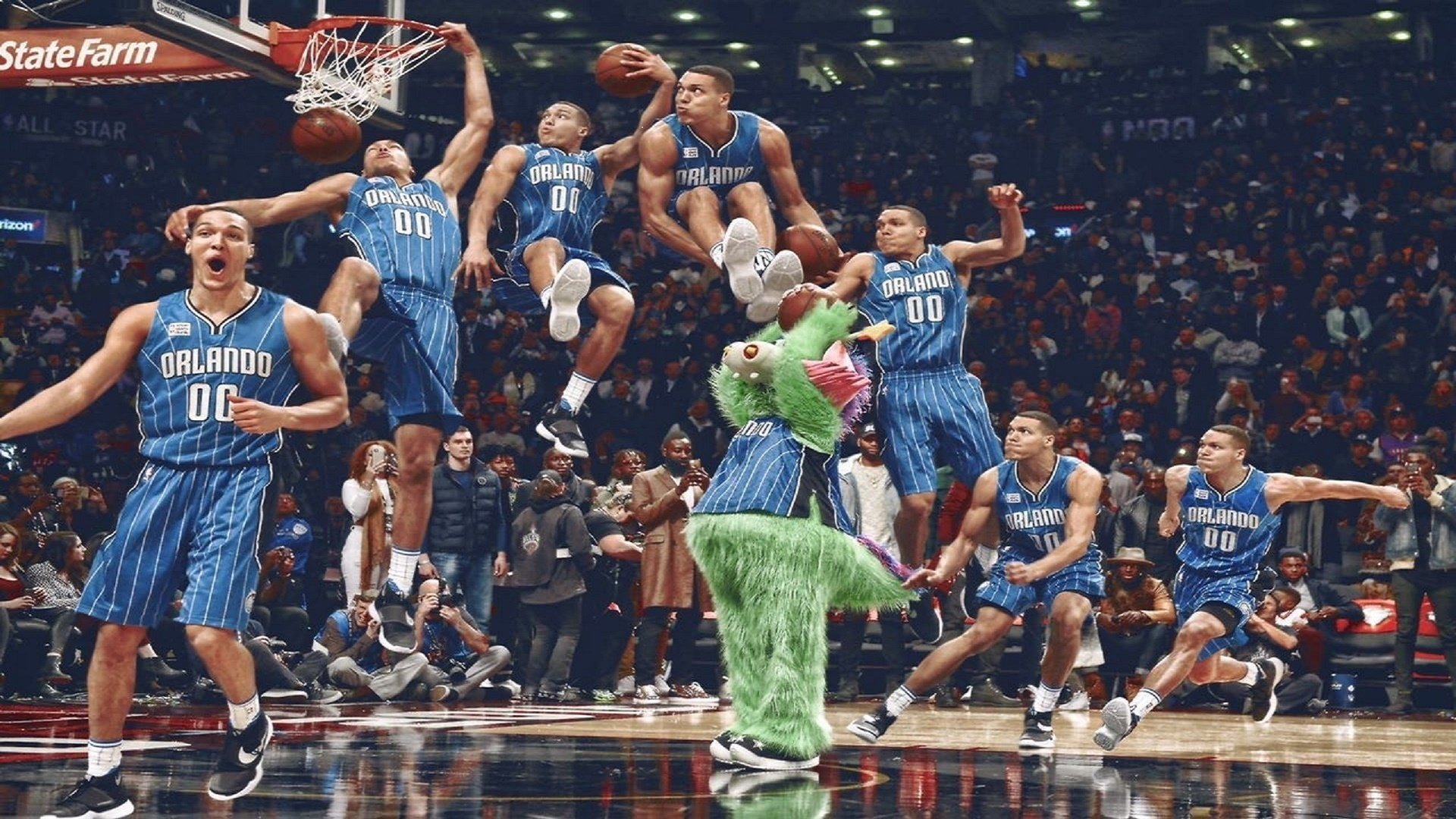 NBA 官方：2026 季后赛首轮前四场中，联盟平均每场投进的 3 分球数量再创新高。